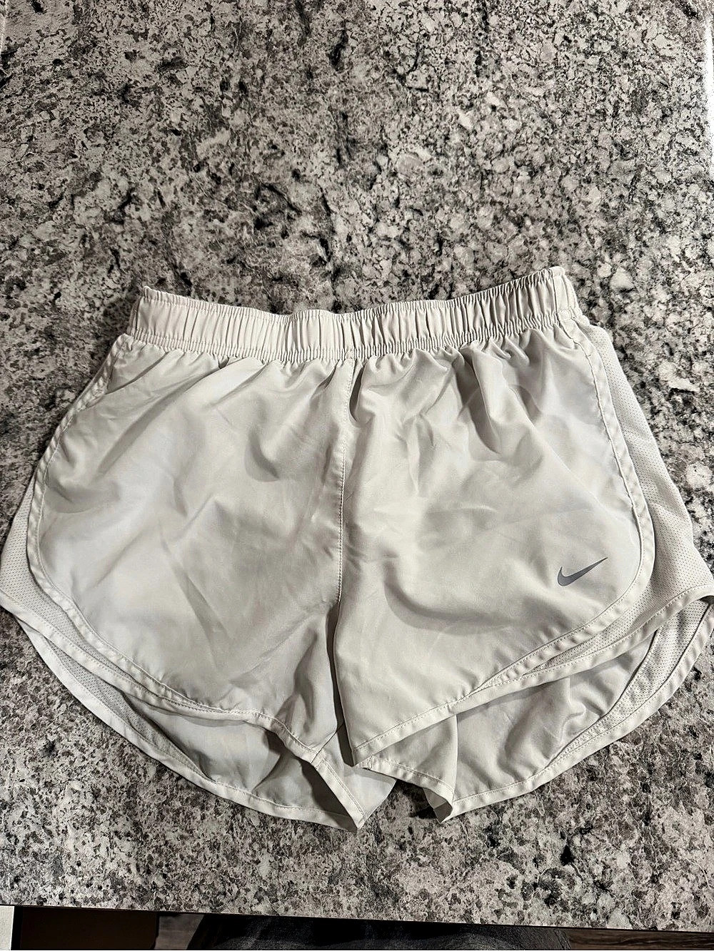 Nike Women's Tempo Dri-FIT Running Shorts White Medium
